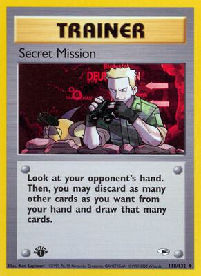 Secret Mission card from Gym Heroes