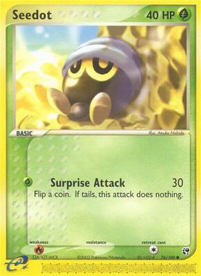 Seedot - 76/100 card from EX Sandstorm