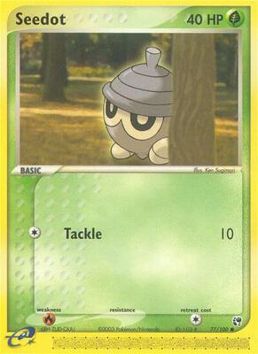 Seedot - 77/100 card from EX Sandstorm