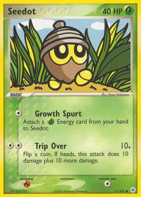 Seedot card from EX Hidden Legends