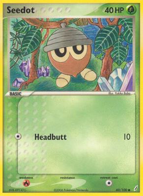 Seedot card from EX Crystal Guardians