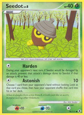 Seedot card from Rising Rivals