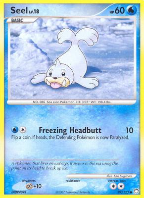 Seel card from Mysterious Treasures