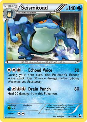 Seismitoad card from Dragons Exalted