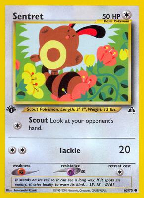 Sentret card from Neo Discovery