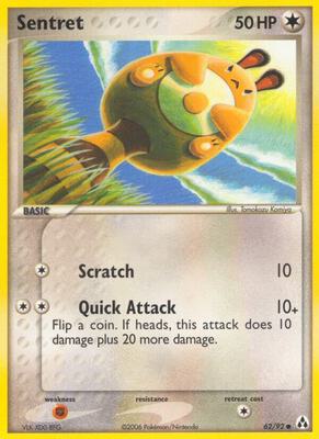 Sentret card from EX Legend Maker