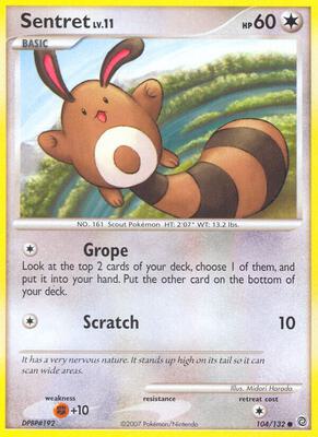 Sentret card from Secret Wonders