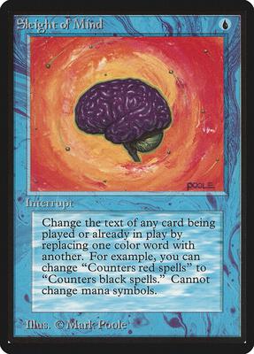 Sleight of Mind card from Beta Edition