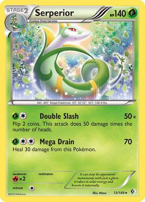 Serperior card from Boundaries Crossed