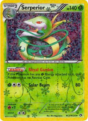 Serperior card from Legendary Treasures: Radiant Collection