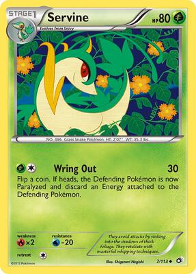 Servine card from Legendary Treasures