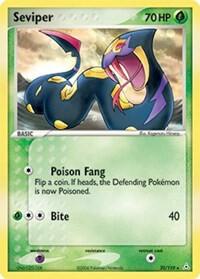 Seviper card from EX Holon Phantoms
