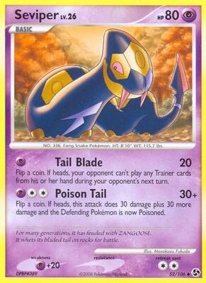 Seviper card from Great Encounters