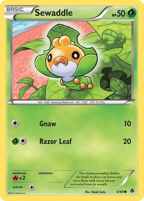Sewaddle (4) card from Emerging Powers