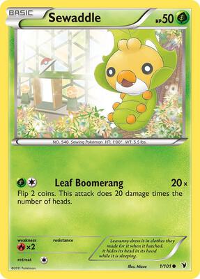 Sewaddle card from Noble Victories