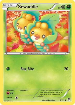 Sewaddle card from Plasma Storm