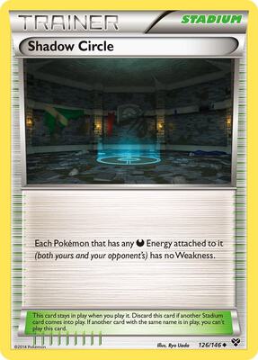 Shadow Circle card from XY Base Set