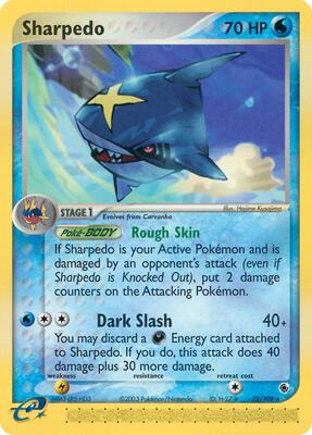 Sharpedo card from EX Ruby and Sapphire