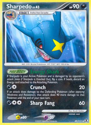 Sharpedo card from Rising Rivals