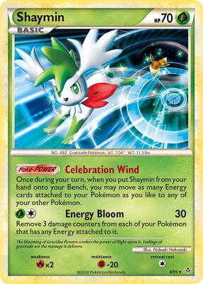 Shaymin card from Unleashed