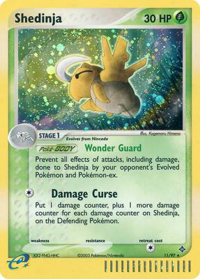 Shedinja card from EX Dragon