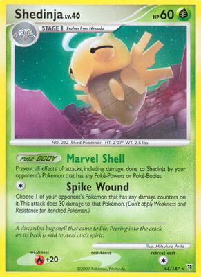 Shedinja card from Supreme Victors