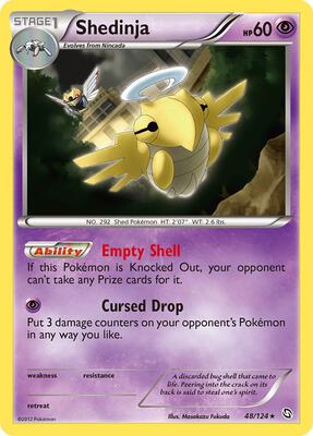 Shedinja card from Dragons Exalted