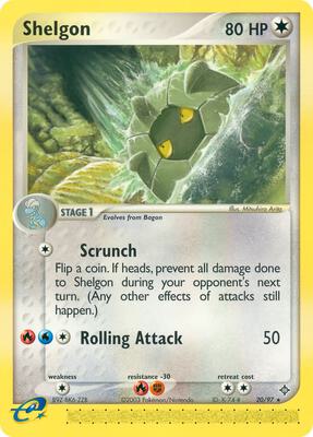 Shelgon - 20/97 card from EX Dragon