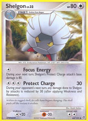 Shelgon card from Secret Wonders