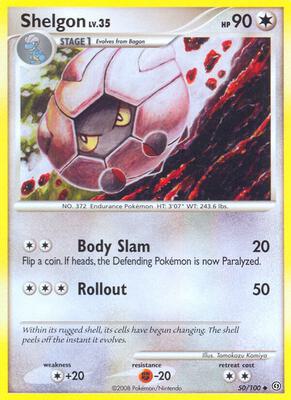 Shelgon card from Stormfront