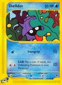 Shellder card from Expedition