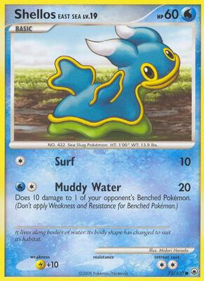 Shellos East Sea card from Majestic Dawn