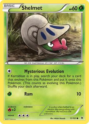 Shelmet card from Noble Victories