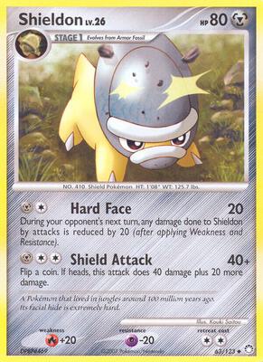 Shieldon card from Mysterious Treasures