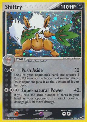 Shiftry card from EX Hidden Legends