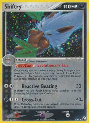 Shiftry card from EX Legend Maker