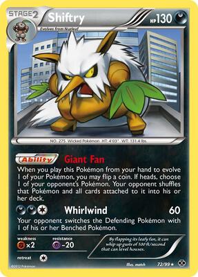 Shiftry card from Next Destinies