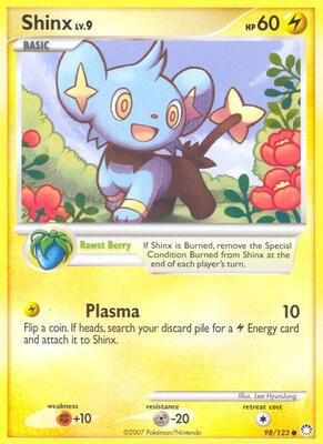 Shinx card from Mysterious Treasures