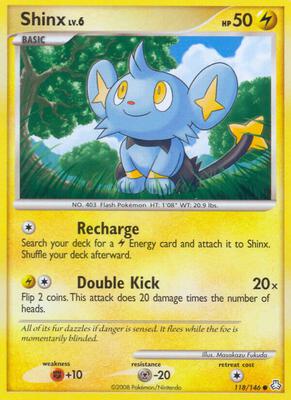 Shinx card from Legends Awakened