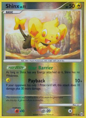Shinx (Shiny) card from Arceus