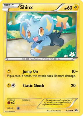 Shinx (42) card from Next Destinies