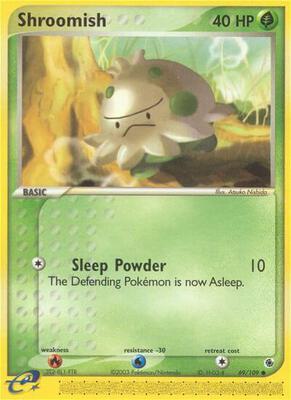 Shroomish card from EX Ruby and Sapphire