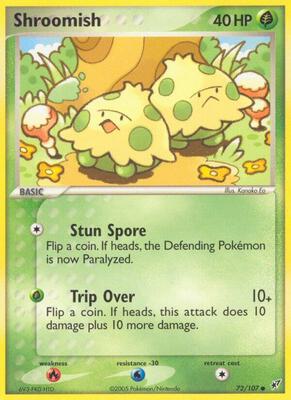 Shroomish card from EX Deoxys
