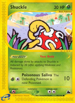 Shuckle card from Skyridge