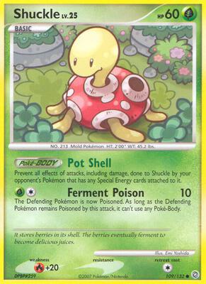Shuckle card from Secret Wonders