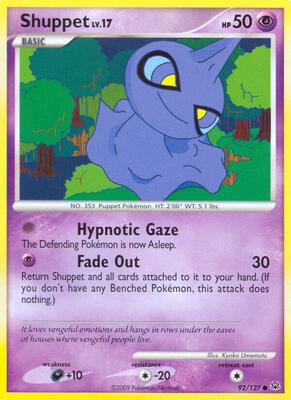 Shuppet card from Platinum
