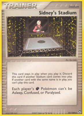 Sidney's Stadium card from EX Power Keepers