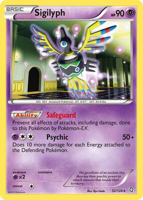 Sigilyph card from Dragons Exalted