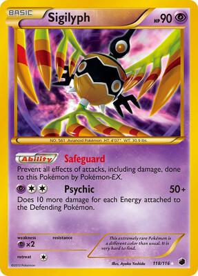 Sigilyph card from Plasma Freeze