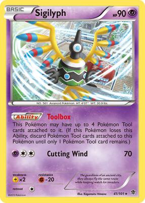Sigilyph card from Plasma Blast